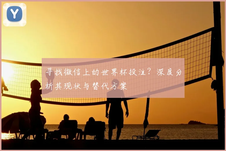 寻找微信上的世界杯投注？深度分析其现状与替代方案