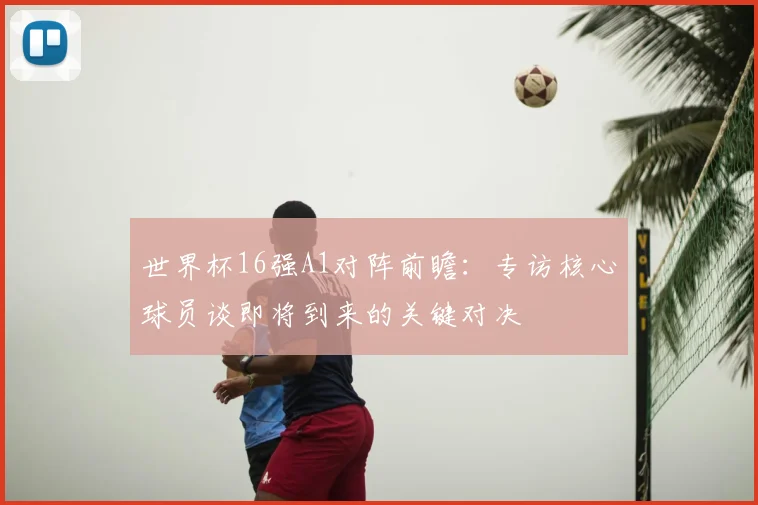 世界杯16强A1对阵前瞻：专访核心球员谈即将到来的关键对决